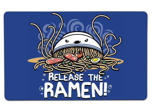 Release The Ramen Large Mouse Pad