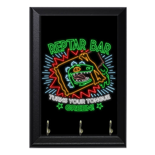 Reptar Bar Neon Wall Plaque Key Holder - 8 x 6 / Yes