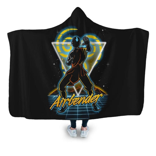 Retro Airbender Hooded Blanket - Adult / Premium Sherpa