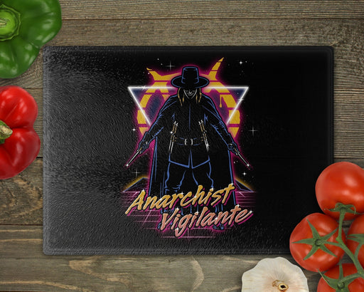 Retro Anarchist Vigilante Cutting Board