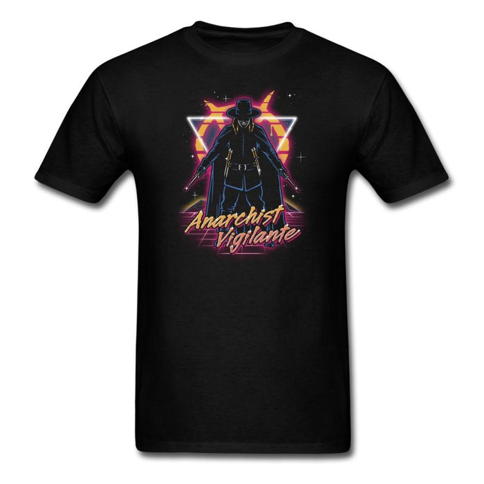 Retro Anarchist Vigilante Unisex Classic T-Shirt - black / S
