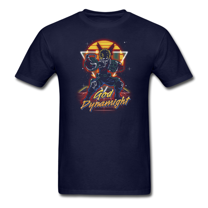 Retro Bakugo My Hero Academia Unisex Classic T-Shirt - navy / S