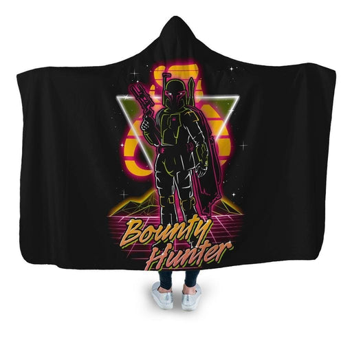 Retro Bounty Hunter Hooded Blanket - Adult / Premium Sherpa