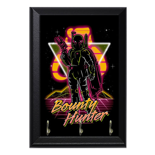 Retro Bounty Hunter Key Hanging Wall Plaque - 8 x 6 / Yes