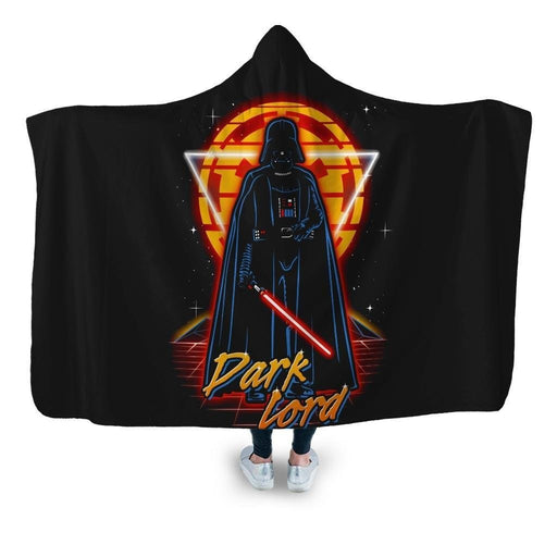 Retro Dark Lord Hooded Blanket - Adult / Premium Sherpa