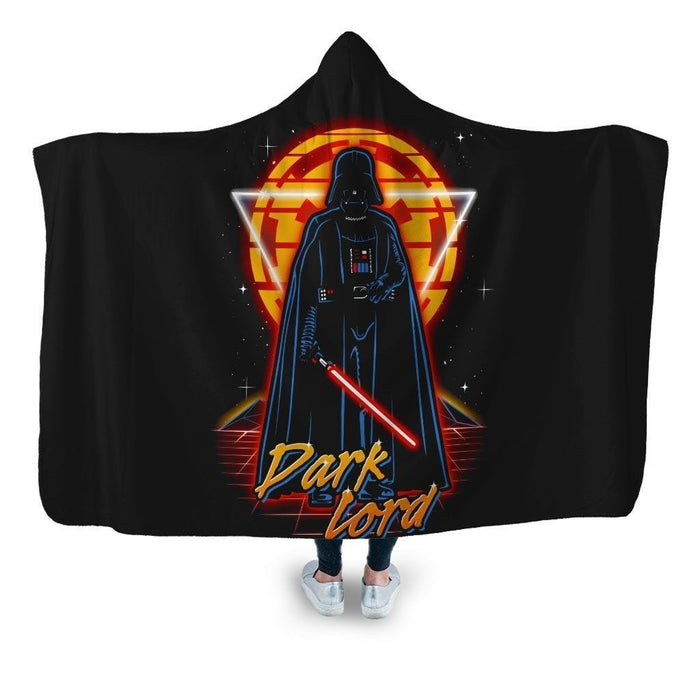 Retro Dark Lord Hooded Blanket - Adult / Premium Sherpa