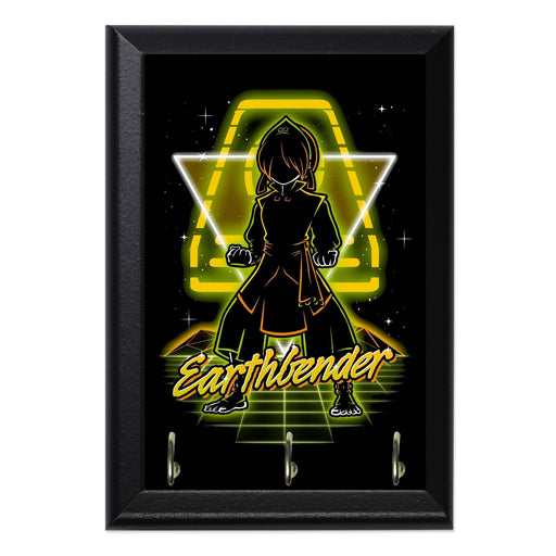 Retro Earthbender Key Hanging Wall Plaque - 8 x 6 / Yes