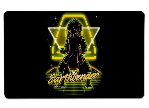 Retro Earthbender Large Mouse Pad