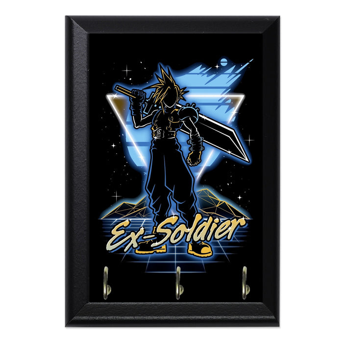 Retro Ex Soldier Key Hanging Wall Plaque - 8 x 6 / Yes