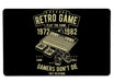Retro Game Large Mouse Pad