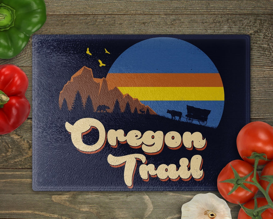 Retro Oregon Trail Cutting Board