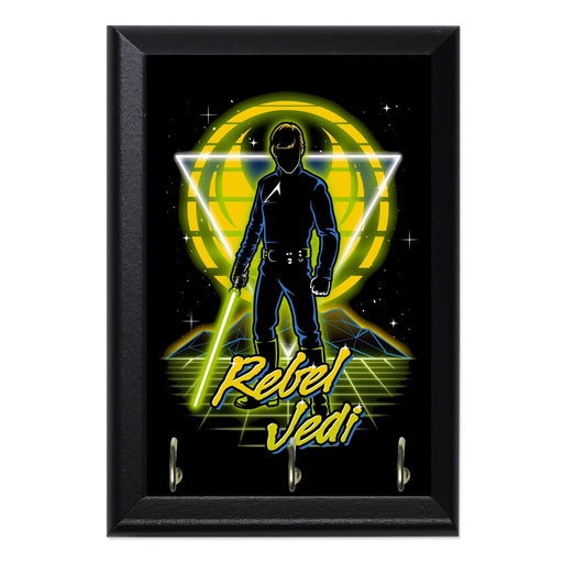 Retro Rebel Jedi v2 Key Hanging Wall Plaque - 8 x 6 / Yes
