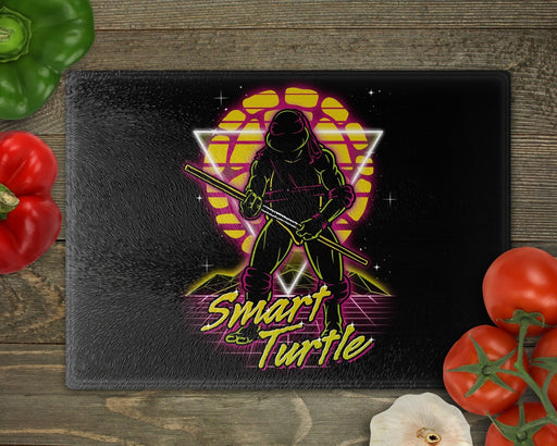 Retro Smart Turtle Cutting Board