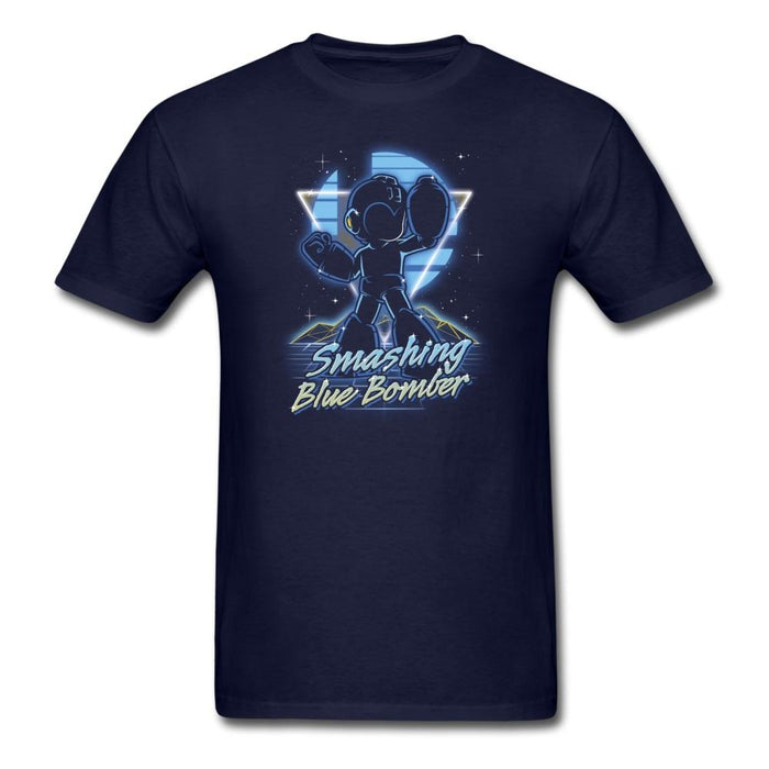 Retro Smashing Blue Bomber Unisex Classic T-Shirt - navy / S