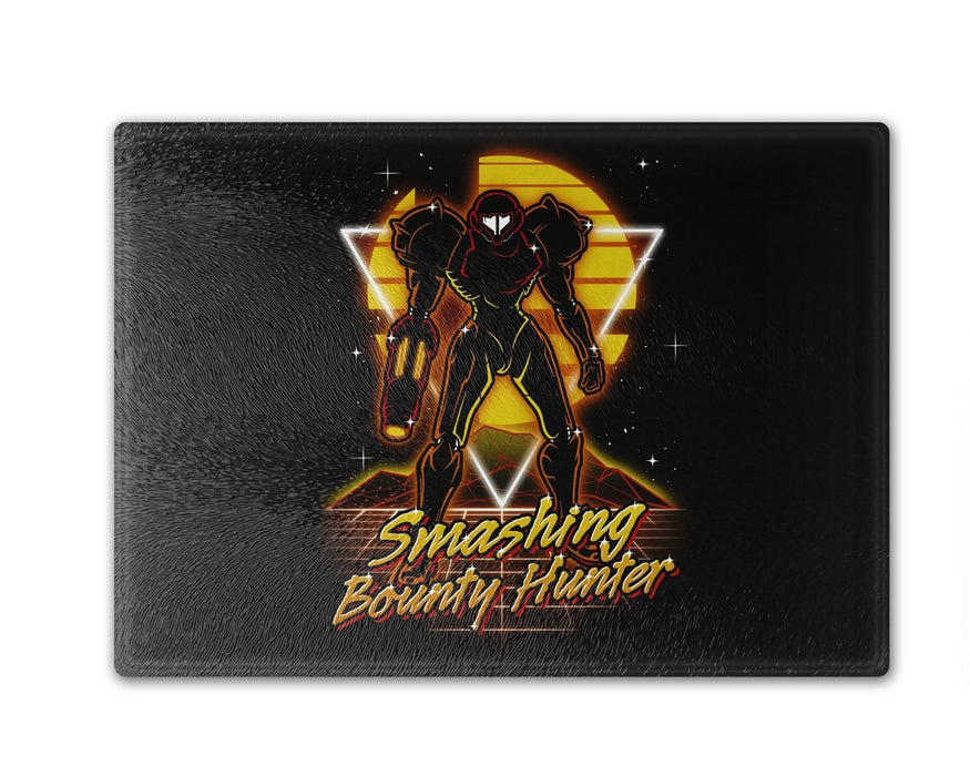 Retro Smashing Bounty Hunter Cutting Board