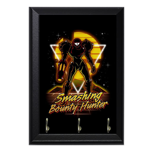Retro Smashing Bounty Hunter Key Hanging Wall Plaque - 8 x 6 / Yes