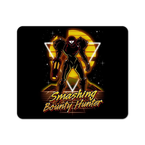 Retro Smashing Bounty Hunter Mouse Pad