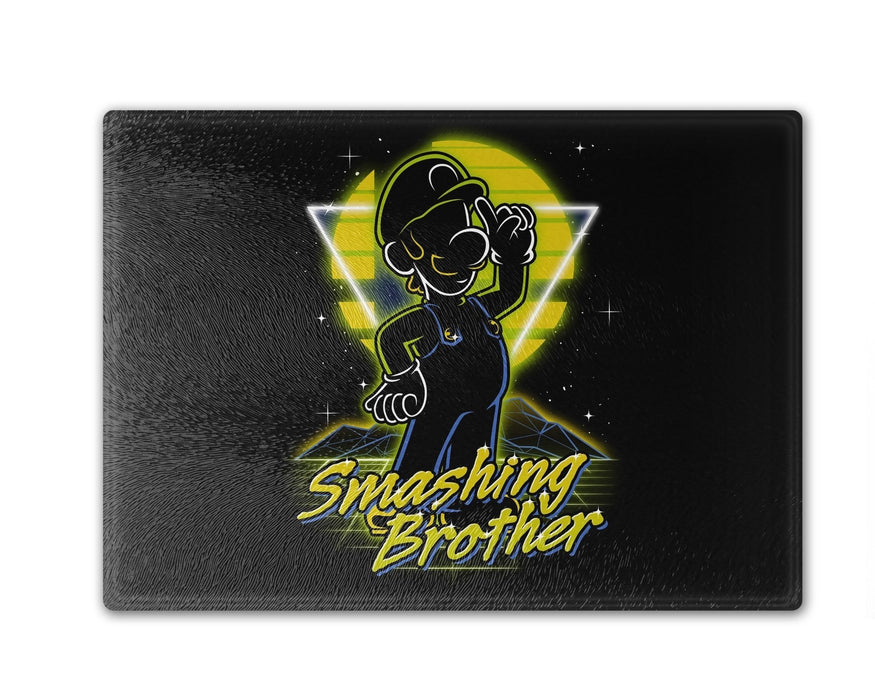Retro Smashing Brother Cutting Board