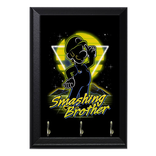 Retro Smashing Brother Key Hanging Wall Plaque - 8 x 6 / Yes