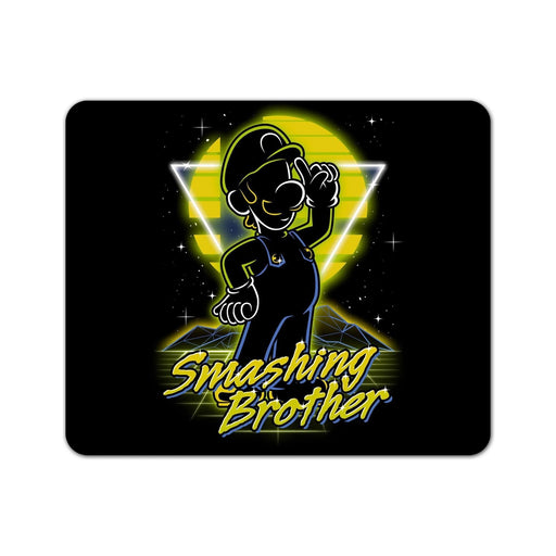 Retro Smashing Brother Mouse Pad