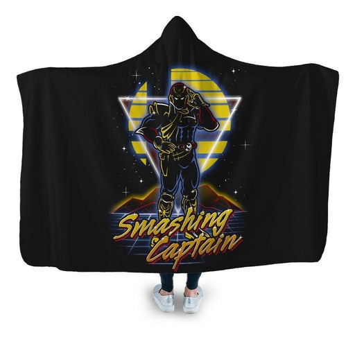 Retro Smashing Captain Hooded Blanket - Adult / Premium Sherpa