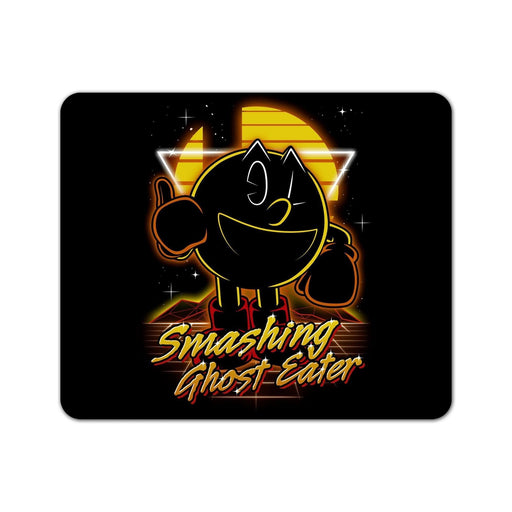 Retro Smashing Ghost Eater Mouse Pad
