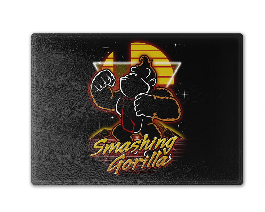 Retro Smashing Gorilla Cutting Board