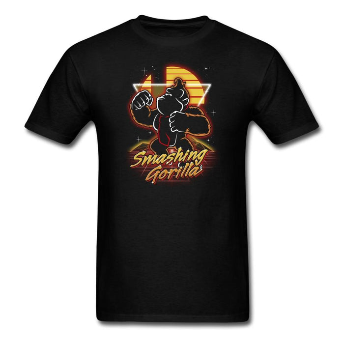 Retro Smashing Gorilla Unisex Classic T-Shirt - black / S