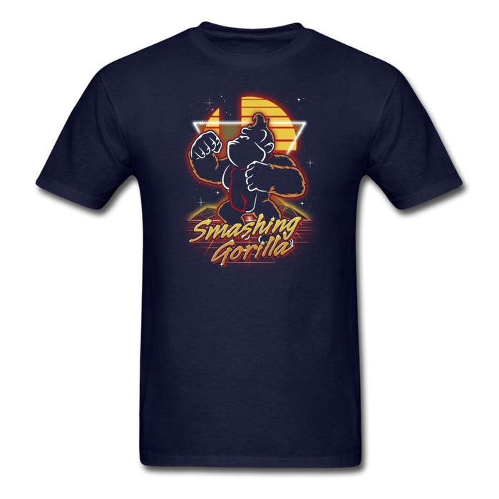 Retro Smashing Gorilla Unisex Classic T-Shirt - navy / S