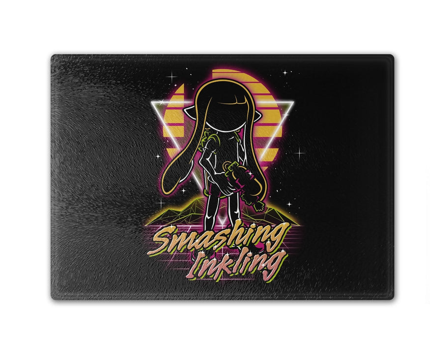 Retro Smashing Inkling Cutting Board