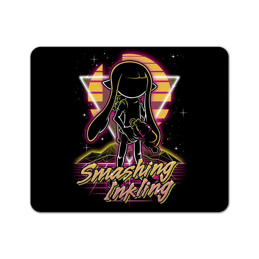 Retro Smashing Inkling Mouse Pad