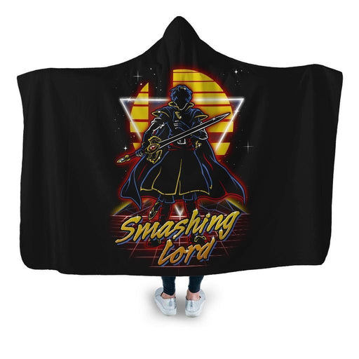 Retro Smashing Lord Hooded Blanket - Adult / Premium Sherpa