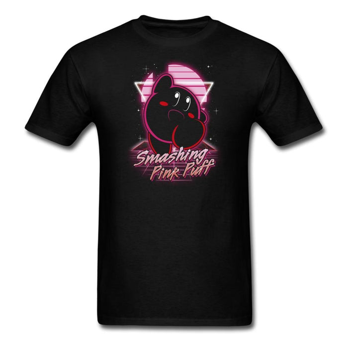 Retro Smashing Pink Puff Unisex Classic T-Shirt - black / S