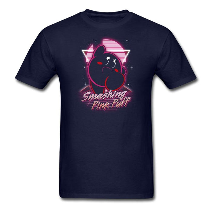 Retro Smashing Pink Puff Unisex Classic T-Shirt - navy / S