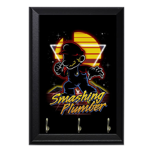 Retro Smashing Plumber Key Hanging Wall Plaque - 8 x 6 / Yes