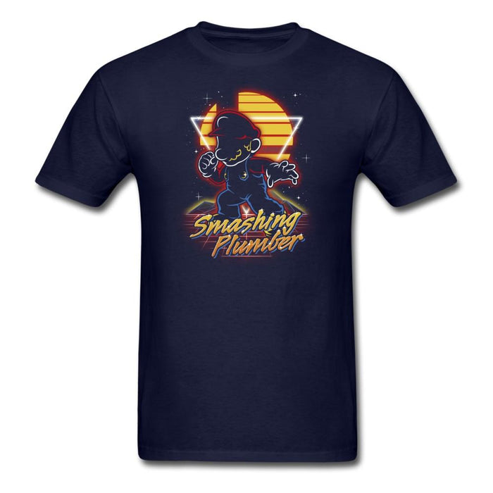 Retro Smashing Plumber Unisex Classic T-Shirt - navy / S