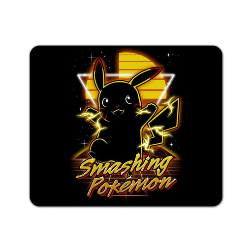 Retro Smashing Pocket Monster Mouse Pad