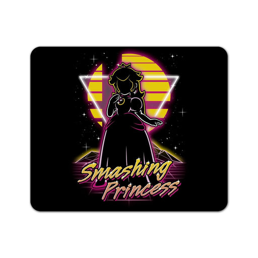 Retro Smashing Princess Mouse Pad