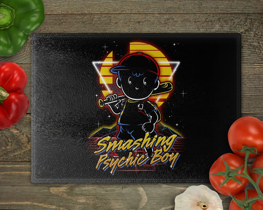 Retro Smashing Psychic Boy Cutting Board