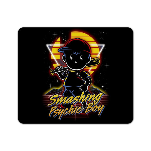 Retro Smashing Psychic Boy Mouse Pad