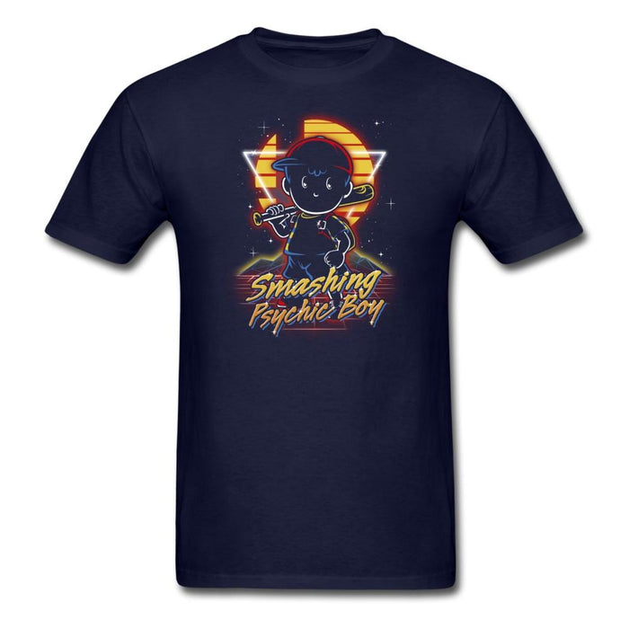 Retro Smashing Psychic Boy Unisex Classic T-Shirt - navy / S
