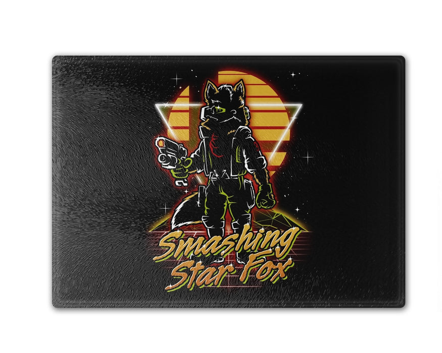 Retro Smashing Star Fox Cutting Board
