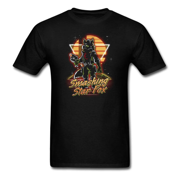 Retro Smashing Star Fox Unisex Classic T-Shirt - black / S