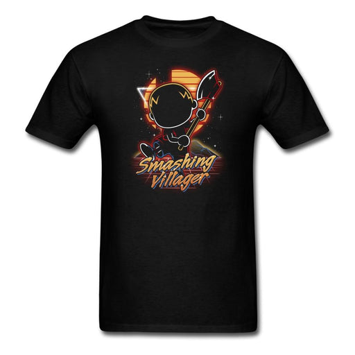 Retro Smashing Villager Unisex Classic T-Shirt - black / S