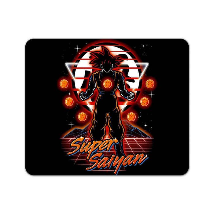 Retro Super Saiyan Mouse Pad