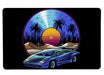 Retro Vinyl Soundtrack Large Mouse Pad