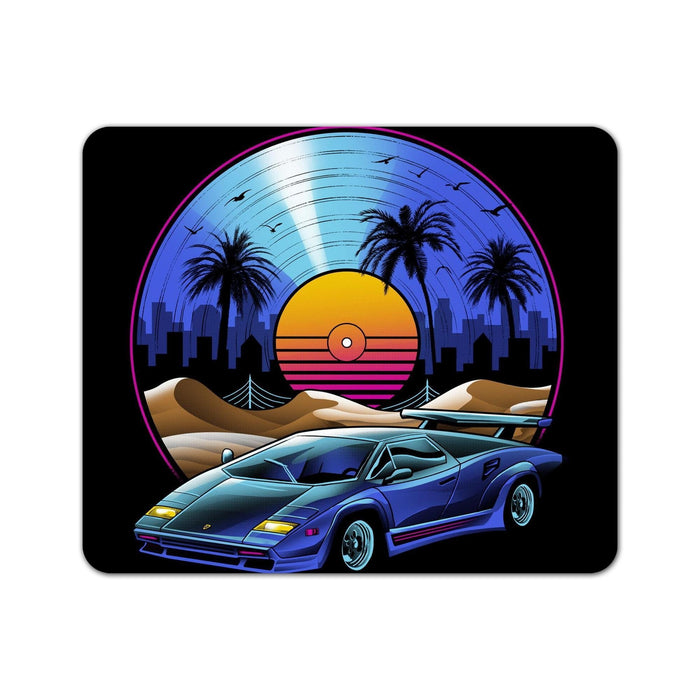 Retro Vinyl Soundtrack Mouse Pad