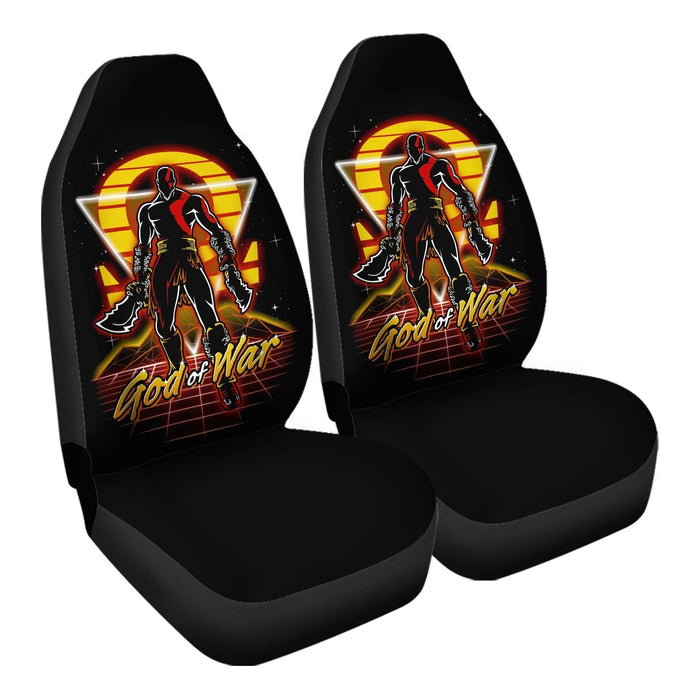 Retro War God Car Seat Covers - One size