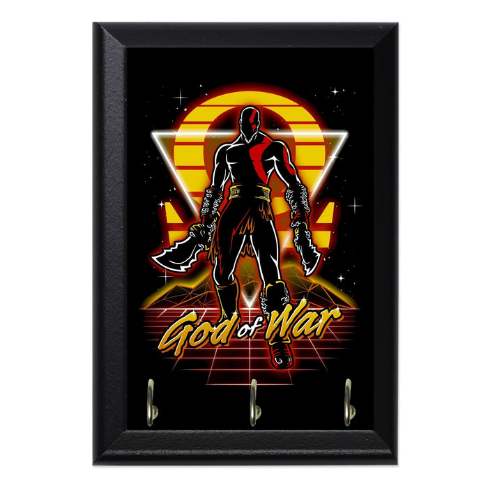 Retro War God Key Hanging Wall Plaque - 8 x 6 / Yes