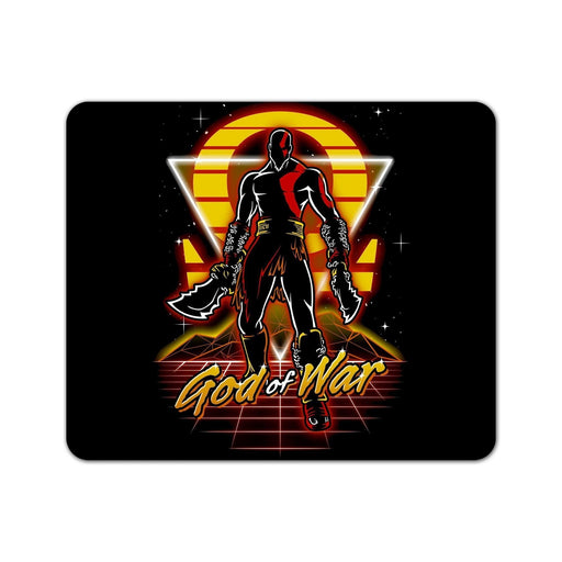 Retro War God Mouse Pad